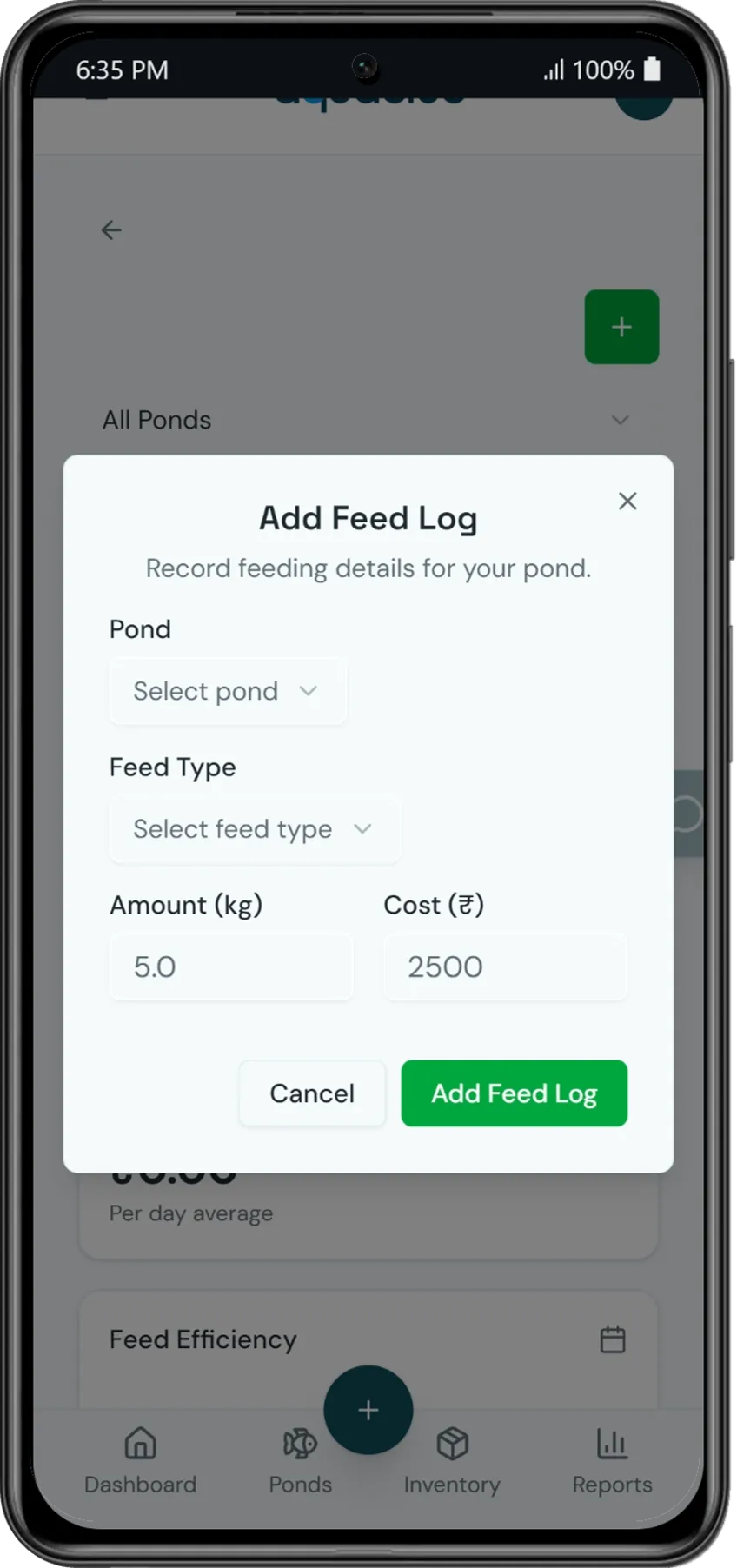 Feeding Records